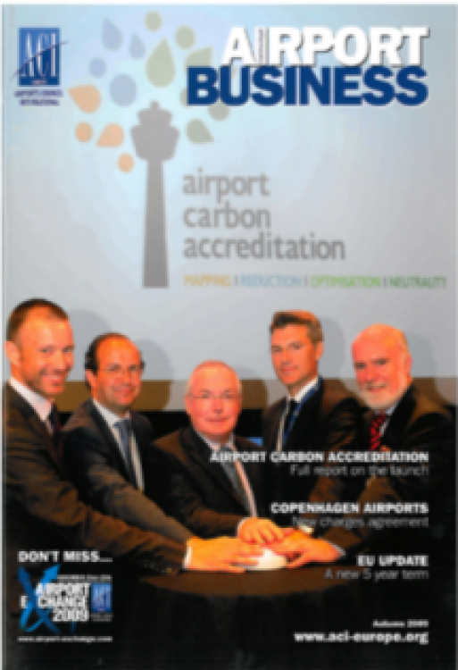 launch of the European Airport Federation of ACA, which Peter led, with the Minister for Air Transport Europe and the President of ACI Europe